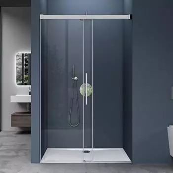 doporro Teramo12 Nischen-Schiebetür Klarglas Nano-Beschichtung 140x195cm (Teramo12)