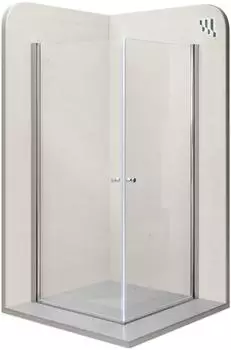 i-flair GAIA Duschkabine Eckeinstieg Pendelt&uuml;ren Nano-ESG Klarglas 75x95x185cm