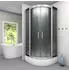 AcquaVapore D58-63M0-EC Komplettdusche 100x100cm, ESG-Glas, schwarz (D58-63M0-EC)