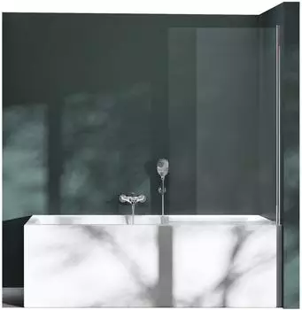 Mai & Mai Cortona201 Badewannenaufsatz faltbar 80x140cm, Klarglas mit Nano-Versiegelung