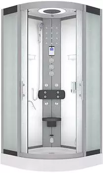 AcquaVapore D58-10M3 Dampfdusche Duschkabine 90x90cm wei&szlig; (D58-10M3-EA)