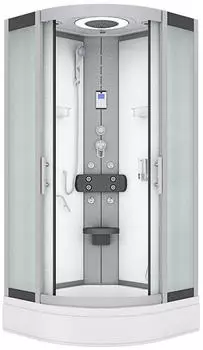 AcquaVapore D58-60M0-EC Komplettdusche 100x100cm, wei&szlig; (D58-60M0-EC)