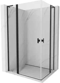 Mexen Mist L Duo Duschkabine schwenkbar 120x105cm, transparent, schwarz (8A4L-120-105-70-00)