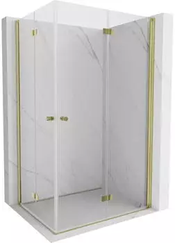 Mexen Mist-F Duo Duschkabine faltbar 70x120cm, transparent, gold (8A6-070L-120P-50-00)