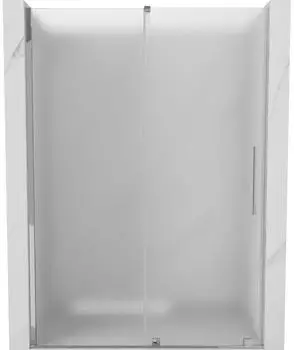 Mexen Velar Schiebeduschtür 150cm, Milchglas 8mm, chrom (871-150-000-31-01)