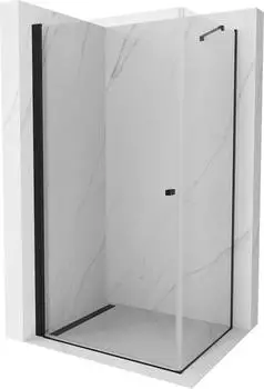 Mexen Pretoria Duschkabine mit Drehtür 100x90cm, transparent, schwarz (852-100-090-70-00)