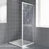 Kermi Nova 2000 Seitenwand verkürzt 90 x 185 cm Kunstglas kerolan fontana / silber mattglanz (N2TWD0901811K)