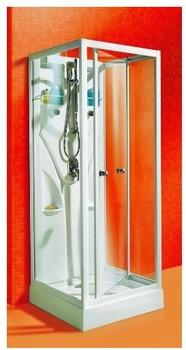 Schulte Juist 80 x 80 mit Rückwand Duschkabine