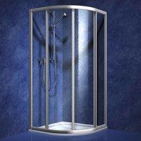Koralle TwiggyTop Viertelkreisdusche VKSTT 80 R520 (L61186502524)