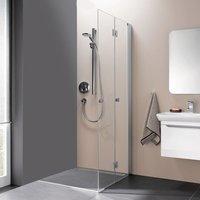 Koralle myDay Falteckdusche EFTS R 90 cm myDay B: 90 H: 200 cm silber matt VB01309020AA1