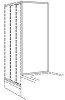 Koralle TwiggyTop Trennwand 80 x 160 cm (L61181502524)