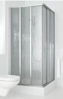 Kermi Nova 2000 Eckeinstieg 3-teilig 90 x 185 cm, Gleitt&uuml;ren Halbteil, Duschkabinen,