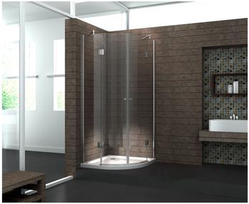 Glasdeals Angolo Viertelkreisdusche 90 x 90 cm