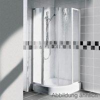 Kermi Nova 2000 Viertelkreisdusche 90 x 80 cm (N2P48V212011K)