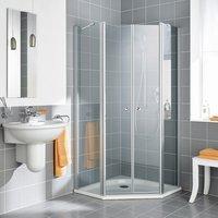 Kermi Ibiza 2000 F&uuml;nfeckdusche 90 x 90 cm I2B45090181AK