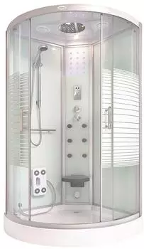 Home Deluxe White Pearl Komplettduschkabine 100 x 100 cm