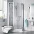 Kermi Nova 2000 F53 Fünfeckdusche 100 x 100 cm (N2F531002011K)