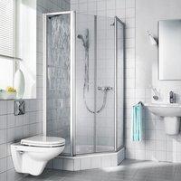 Kermi Nova 2000 F53 Fünfeckdusche 100 x 100 cm (N2F531002011K)