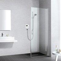 Kermi Liga Pendelt&uuml;r f&uuml;r Seitenwand LI1WR105201AK 105x200cm, silber mattglanz, ESG