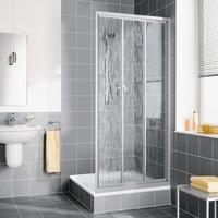 Kermi Nova 2000 Gleitt&uuml;r 3-teilig 90 x 200 cm, Duschkabinen, N2STD0902011K,