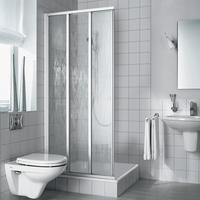 Kermi Nova 2000 Eckeinstieg 3-teilig 90 x 200 cm, Gleitt&uuml;ren Halbteil,...