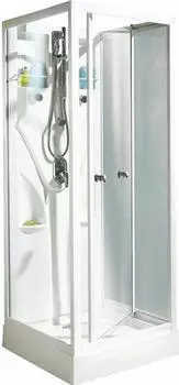 Schulte Juist U-Kabine 90 x 90 x 210 cm D1916506 04 50 210