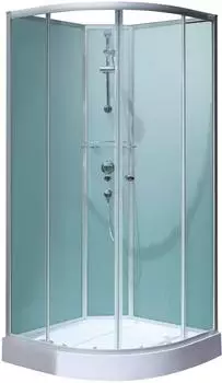 Schulte ExpressPlus 72H Kreta II Runddusche Wellnesskabine Komplettdusche 89 x 89 cm / 202 cm (EP193206 01 50 2)