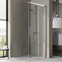 Kermi Nica Eckeinstieg Gleitt&uuml;ren-Halbteil 2-tlg. NIC2R10320VPK 103x200cm,...