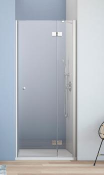 MAW Nischentür »A-N300«, 90 cm silberfarben
