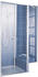 Kermi Pendeltür Ibiza 2000 POR 11018, Farbe: silber mattglanz Echtglas klar