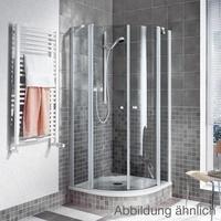 Kermi Ibiza 2000 Viertelkreis-Duschkabine mit Pendelt&uuml;ren 75 x 90 cm, Radius...