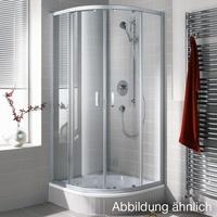Kermi Ibiza 2000 Viertelkreisdusche 90 x 80 cm (I2T10V21201AK)