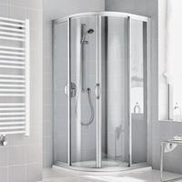 Kermi Ibiza 2000 Viertelkreisdusche 80 x 80 cm (I2R48080181AK)