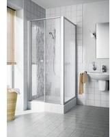 Kermi Nova 2000 Pendeltür 2-flg. BxH: 100 x 200 cm weiß
