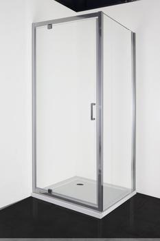 Sanotechnik Elite Dusch-Schwingtür 82x195cm Einscheibensicherheitsglas (53889003-0)