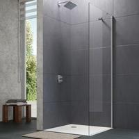 Hüppe Design pure Seitenwand alleinstehend mit Stabilisationsbügel (8P1103087321)