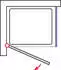 Schulte ExpressPlus 72H Alexa Style 2.0 Set Drehtür mit Seitenwand Klarglas hell Alu-Natur 90 x 90 cm x 192 cm (EP3215065 01 500 26)