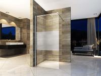 Walk In Dusche Begehbare Duschwand Glas Duschabtrennung Duschtrennwand...