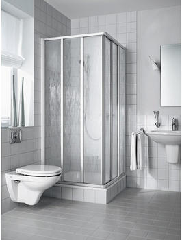 Kermi Nova 2000 - Eckeinstieg Gleittür 3tlg. Halbteil mit Gleittüren 80x175cm (N2ED30801711K)