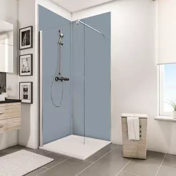 Schulte ExpressPlus 72H Decodesign Duschr&uuml;ckwand-Eckset hellgrau (EP1900911 679)