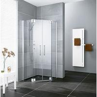 Kermi Pasa XP F&uuml;nfeck-Duschkabine Doppelt&uuml;r 90 x 90 cm PXF45090201AK