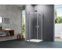 Hüppe Design pure Pendeltür mit Festfeld für Eckeinstieg (8P0705087322)