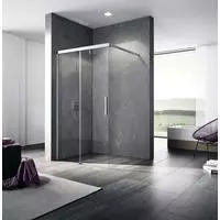 Kermi Nica 140x200cm Walk-In Wall Klarglas hell KermiClean Silber Hochglanz (NIJ2L14020VPK)