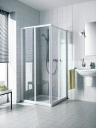 Kermi Ibiza 2000 Eckeinstieg Halbteil 2-teilig 70 x 175 cm (I2 ED2 07017 1PK)