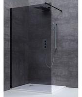 Aloni Eco Walk-In Duschwand Rauchglas 120x200cm 8mm Nanobeschichtung (ECOG120)
