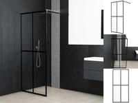 vidaXL Duschwand f&uuml;r Walk-in Dusche Klares Sicherheitsglas 100x195 cm