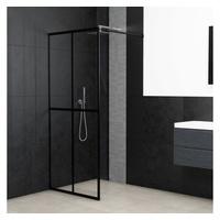 Duschwand F&uuml;r Walk-in Dusche Klares Sicherheitsglas 80x195 Cm Vidaxl