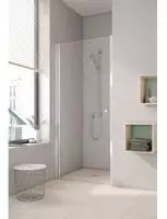 Aloni Creavit Duschtür klar 77-81x1900mm Pendeltür Schwingtür Duschkabine