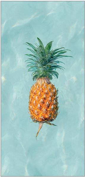 mySPOTTI Duschrückwand Happy Pineapple 100x210 cm