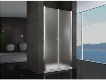 i-flair Schwingt&uuml;r Dusche Satiniert 88-92 x 185 cm